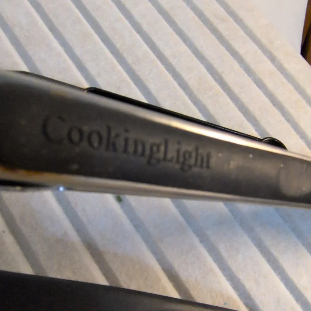 Farberware & CookingLight Black‎ & Silver Ladle, Slotted Spoon, Tongs, 3-Piece